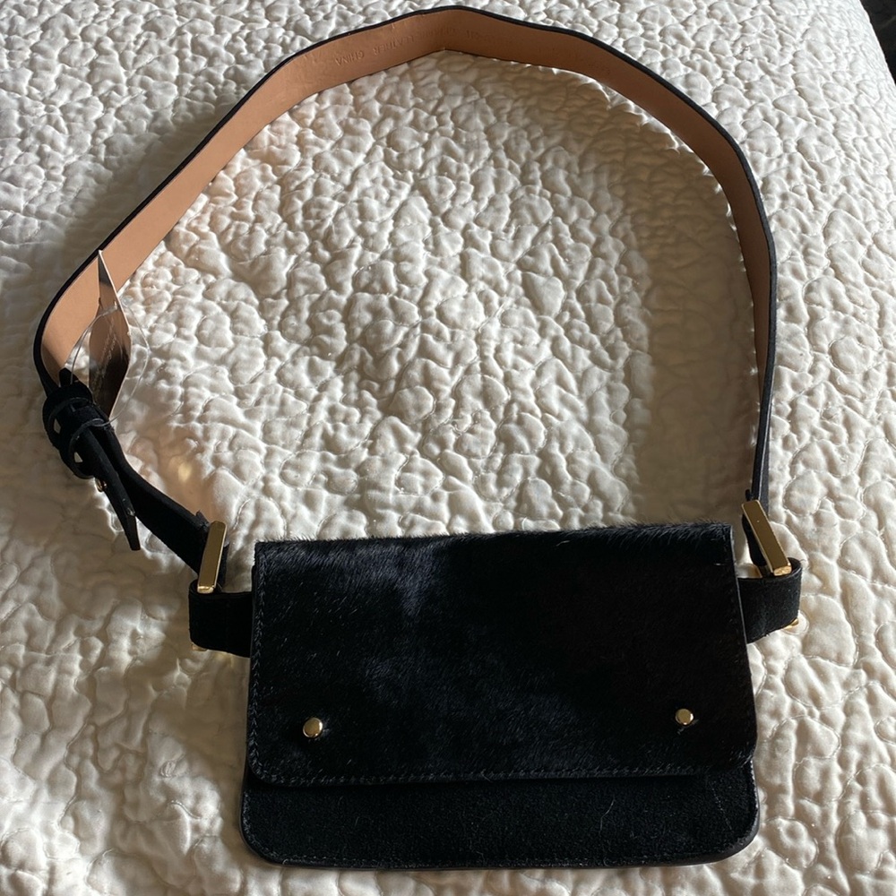 Women’s Suede Leather Belt with Pack